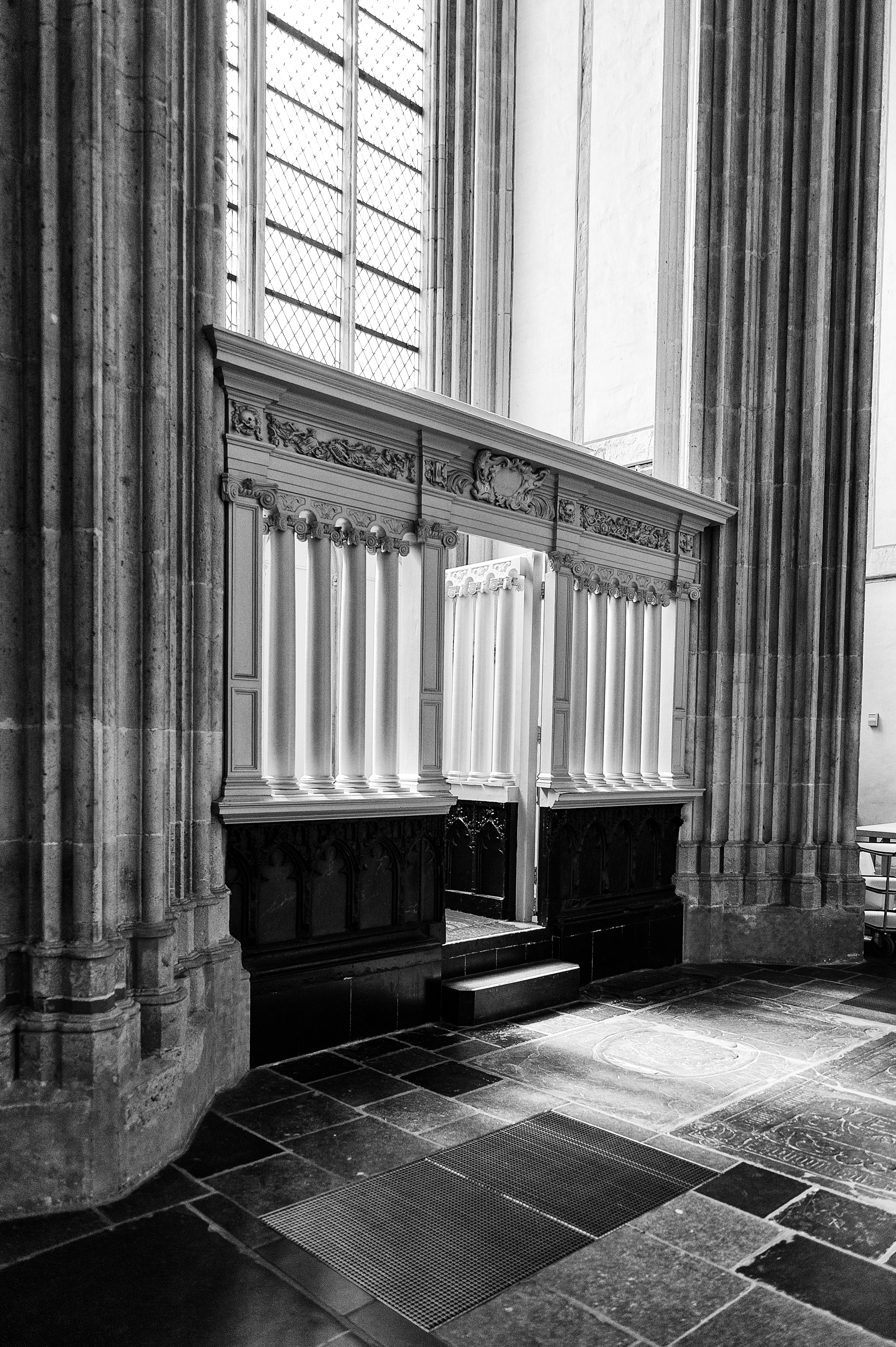 Kerk doorkijk 1 zw